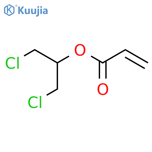 1,3-Dichloropropan-2-yl prop-2-enoate structure