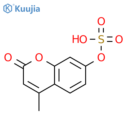 2H-1-Benzopyran-2-one,4-methyl-7-(sulfooxy)- structure
