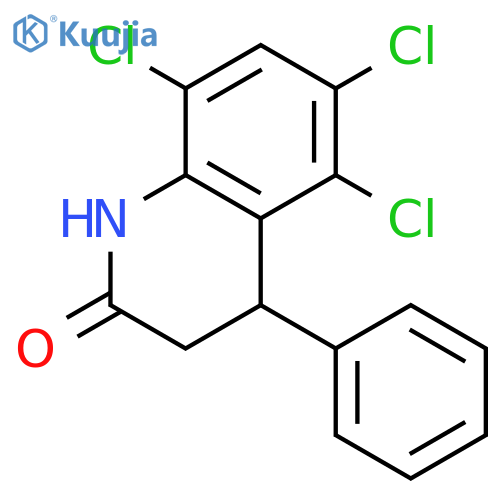 2(1H)-Quinolinone, 5,6,8-trichloro-3,4-dihydro-4-phenyl- structure