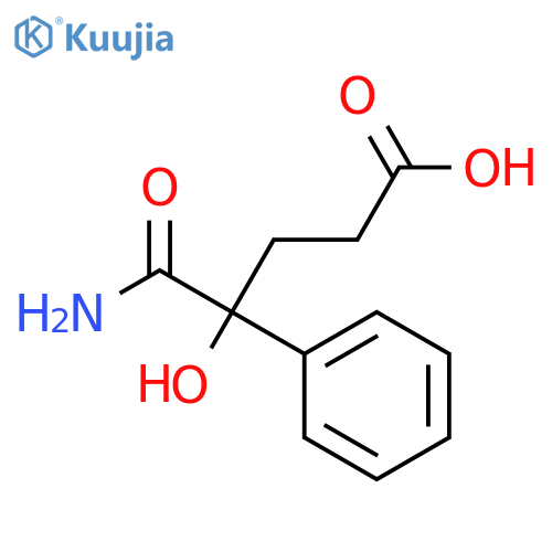 Benzenebutanoic acid, g-(aminocarbonyl)-g-hydroxy- structure