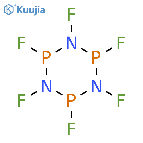 1,3,5,2,4,6-Triazatriphosphorine, 1,2,3,4,5,6-hexafluorohexahydro- structure