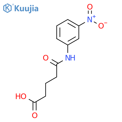 5-(3-Nitrophenyl)amino-5-oxopentanoic Acid structure
