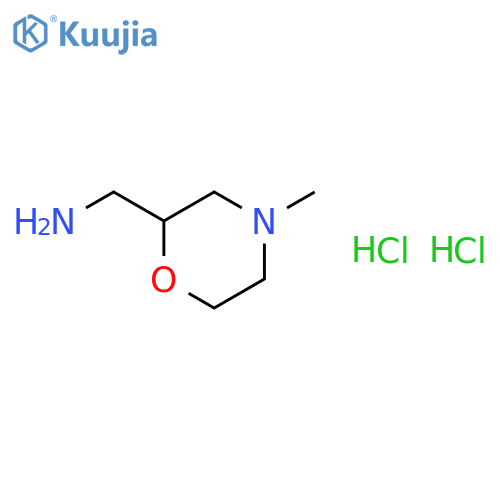 (4-Methylmorpholin-2-yl)methanamine Dihydrochloride structure