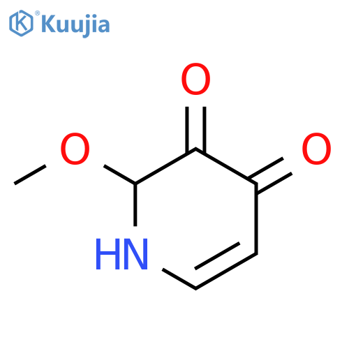 3,4-Pyridinedione,1,2-dihydro-2-methoxy- structure