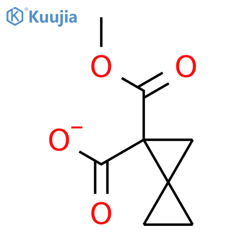 1-(Methoxycarbonyl)spiro[2.2]pentane-1-carboxylate structure
