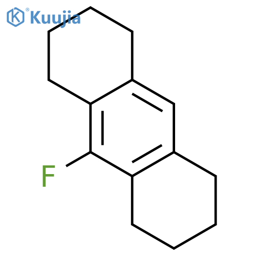 Anthracene, 9-fluoro-1,2,3,4,5,6,7,8-octahydro- structure