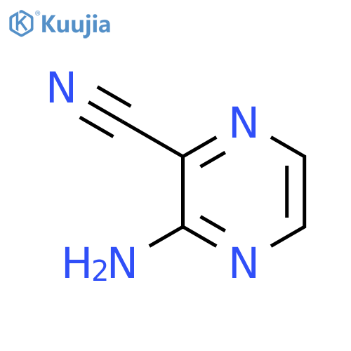 3-Aminopyrazine-2-carbonitrile structure