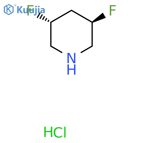 trans-3,5-difluoropiperidine;hydrochloride structure
