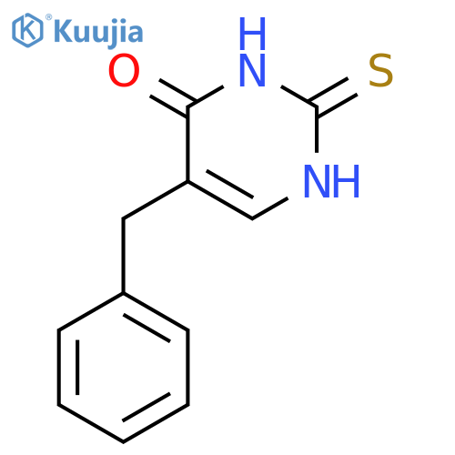4(1H)-Pyrimidinone,2,3-dihydro-5-(phenylmethyl)-2-thioxo- structure