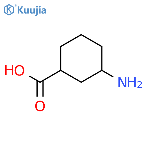 3-aminocyclohexane-1-carboxylic acid structure