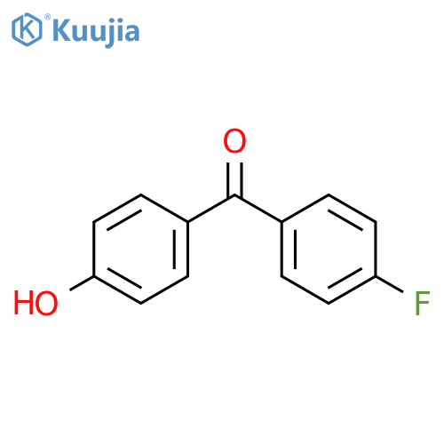 4-Fluoro-4'-hydroxybenzophenone structure