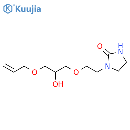 2-Imidazolidinone,1-[2-[2-hydroxy-3-(2-propen-1-yloxy)propoxy]ethyl]- structure