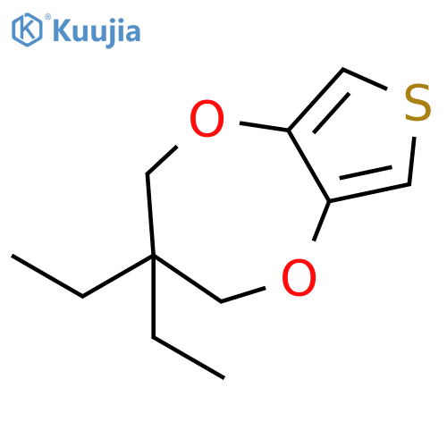 3,4-(2',2'-diethylpropylene)dioxythiophene structure