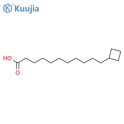 Cyclobutaneundecanoic acid structure