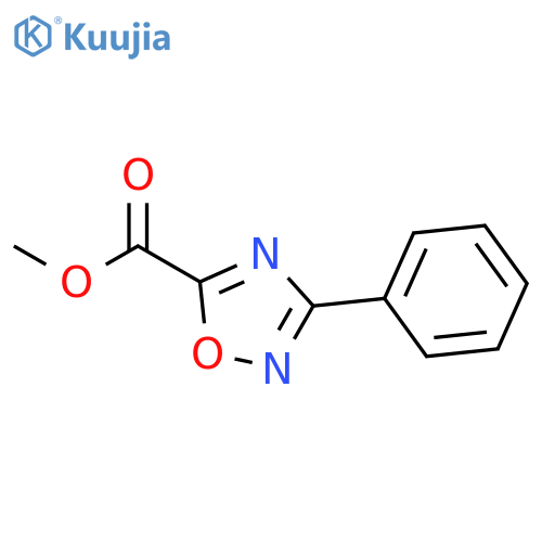 Methyl 3-phenyl-1,2,4-oxadiazole-5-carboxylate structure