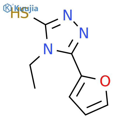 4-Ethyl-5-furan-2-yl-4H-1,2,4triazole-3-thiol structure