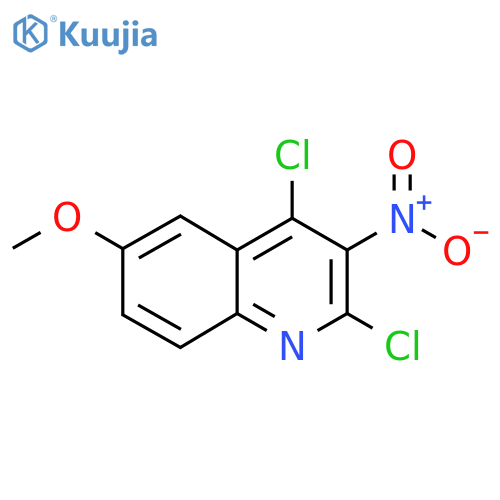 2,4-Dichloro-6-methoxy-3-nitroquinoline structure