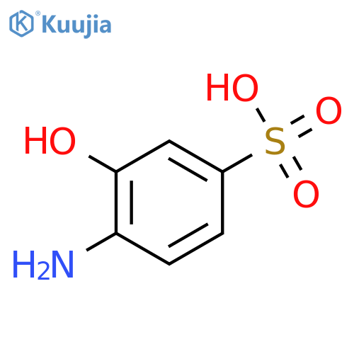 4-amino-3-hydroxybenzene-1-sulfonic acid structure