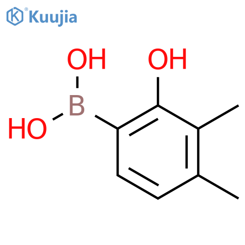 Boronic acid,(2-hydroxy-3,4-dimethylphenyl)- (9CI) structure
