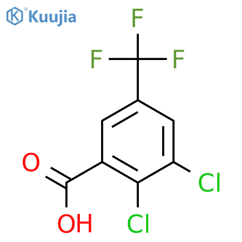 2,3-Dichloro-5-(trifluoromethyl)benzoic acid structure