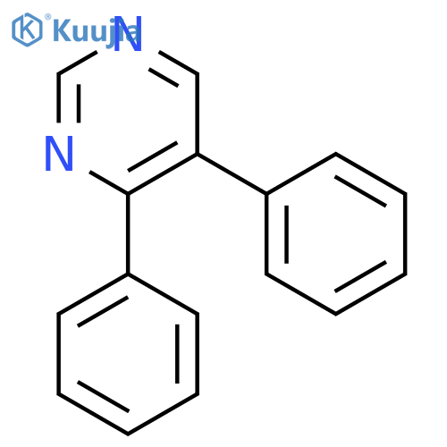 Pyrimidine, 4,5-diphenyl- structure