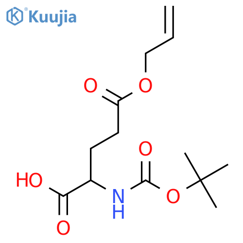 Boc-D-Glu(oall)-OH structure
