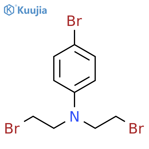 4-Bromo-N,N-bis(2-bromoethyl)aniline structure