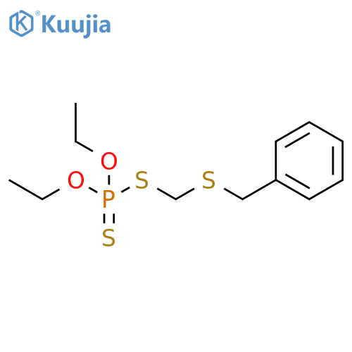 Phosphorodithioic acid,S-[(benzylthio)methyl] O,O-diethyl ester (6CI,8CI) structure