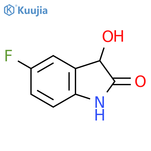 5-Fluoro-3-hydroxy-2,3-dihydro-1H-indol-2-one structure