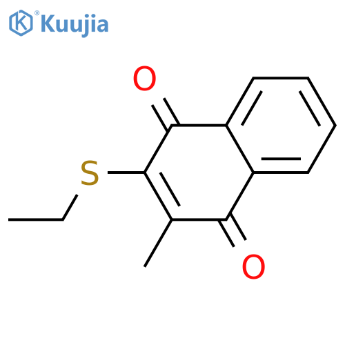 2-(Ethylsulfanyl)-3-methyl-1,4-dihydronaphthalene-1,4-dione structure