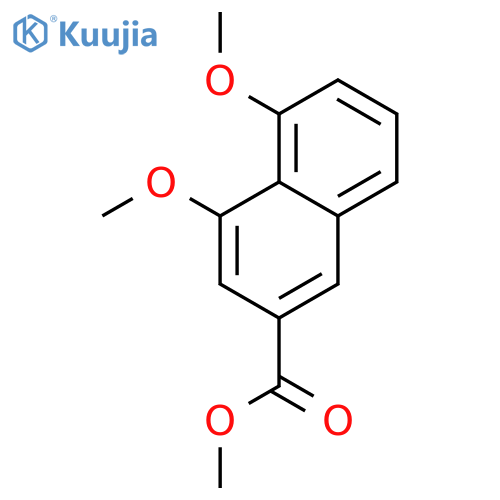 2-Naphthalenecarboxylic acid, 4,5-diMethoxy-, Methyl ester structure