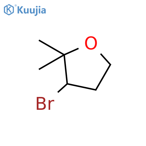 Furan, 3-bromotetrahydro-2,2-dimethyl- structure