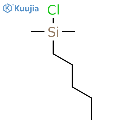 Silane,chlorodimethylpentyl- structure
