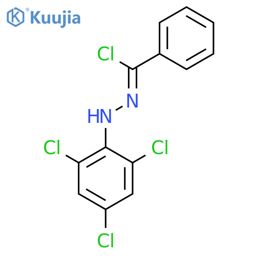 Benzenecarbohydrazonoylchloride, N-(2,4,6-trichlorophenyl)- structure