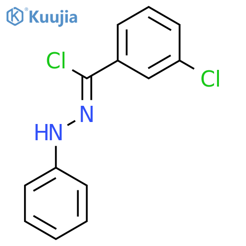 Benzenecarbohydrazonoyl chloride, 3-chloro-N-phenyl- structure