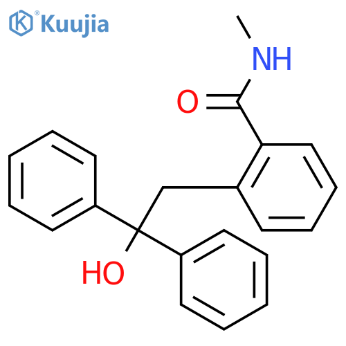 Benzamide,2-(2-hydroxy-2,2-diphenylethyl)-N-methyl- structure