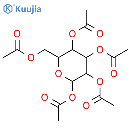 1,2,3,4,6-Penta-O-acetyl-D-mannopyranose structure