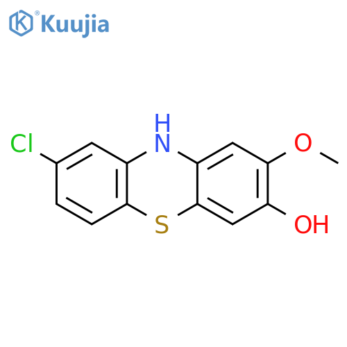 10H-Phenothiazin-3-ol, 8-chloro-2-methoxy- structure