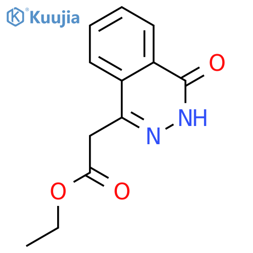 Ethyl (4-oxo-3,4-dihydrophthalazin-1-yl)acetate structure