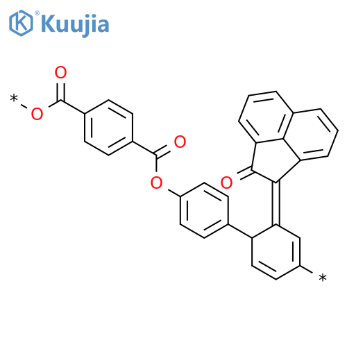 Poly[oxycarbonyl-1,4-phenylenecarbonyloxy-1,4-phenylene(2-oxo-1(2H)-acenaphthylenylidene)-1,4-phenylene] structure