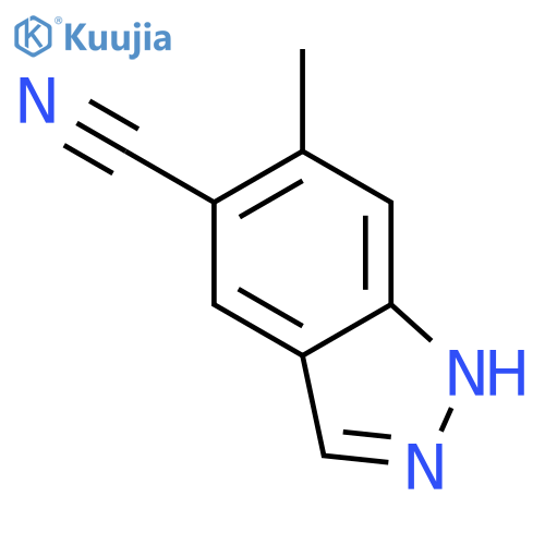6-Methyl-1H-indazole-5-carbonitrile structure