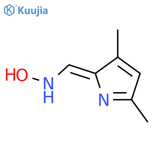 1H-Pyrrole-2-carboxaldehyde,3,5-dimethyl-, oxime structure