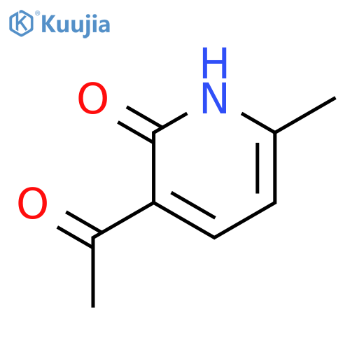3-acetyl-6-methylpyridin-2(1H)-one structure