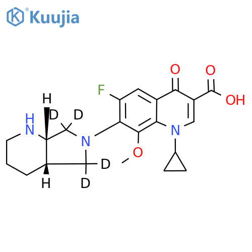 Moxifloxacin-d4 structure