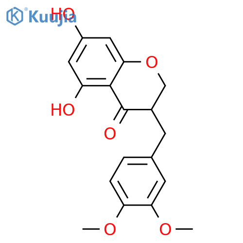 3',4',5,7-Tetrahydroxyhomoisoflavanone; (ξ)-form, 3',4'-Di-Me ether structure