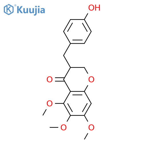 4',5,6,7-Tetrahydroxyhomoisoflavanone; (R)-form, 5,6,7-Tri-Me ether structure