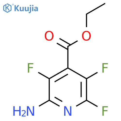Ethyl 2-amino-3,5,6-trifluoroisonicotinate structure