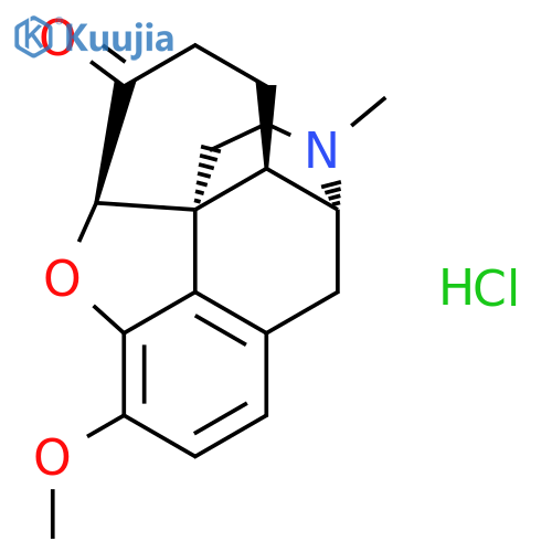 Morphinan-6-one,4,5-epoxy-3-methoxy-17-methyl-, hydrochloride (1:1), (5a)- structure