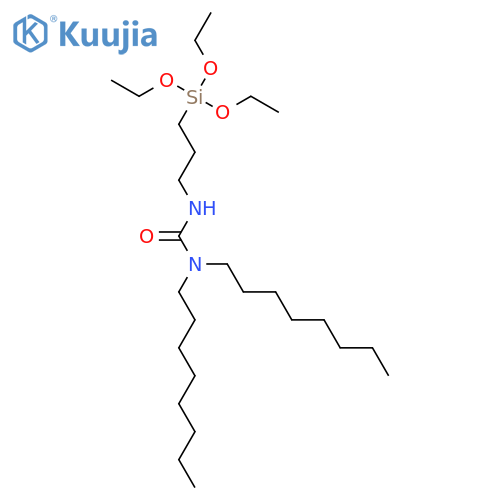 Urea,N,N-dioctyl-N'-[3-(triethoxysilyl)propyl]- structure