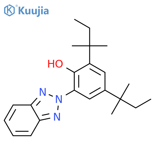 2-(2H-Benzotriazol-2-yl)-4,6-di-tert-pentylphenol structure
